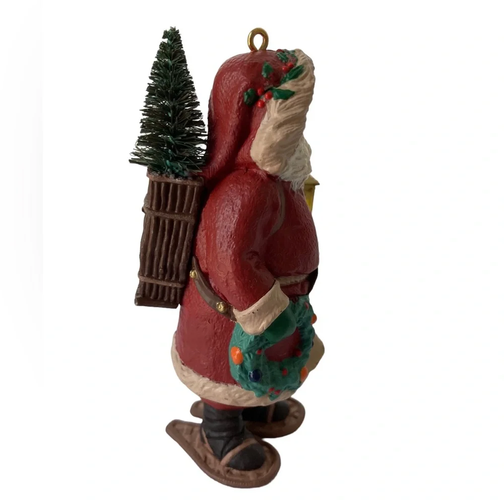 Hallmark‎ 1994 Christmas Ornament Merry Olde Santa Lantern Snowshoes (No Box)